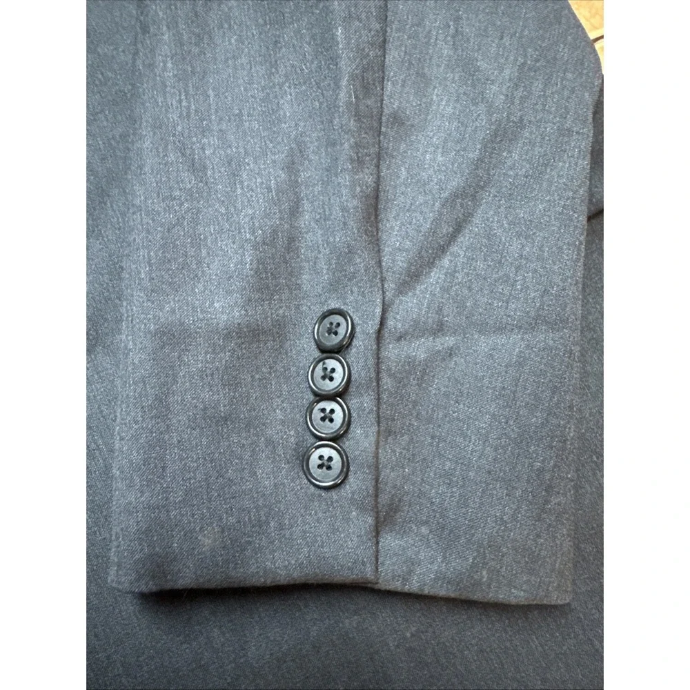 Loro Piana Gilbert & Lodge‎ Mens Sz 44R Super 120's Gray Wool Jacket Sport Coat